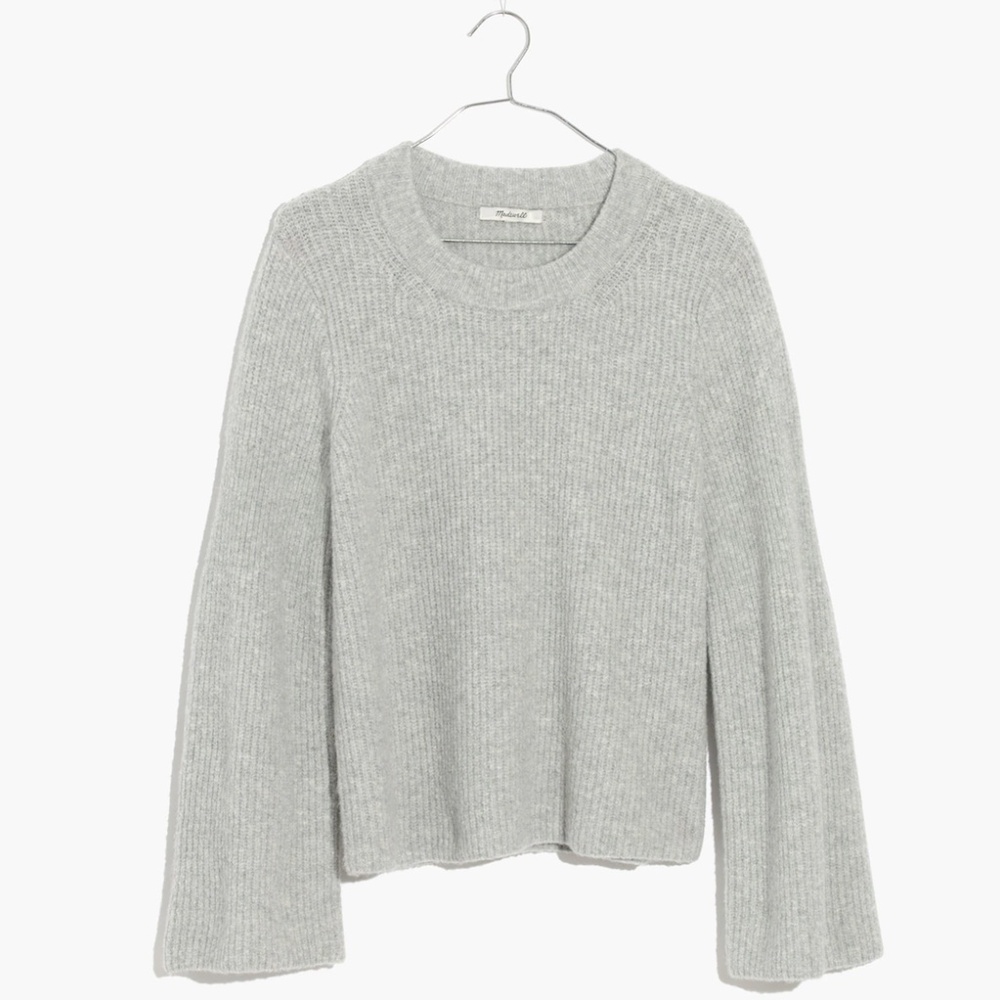 Madewell Bell-Sleeve Pullover Sweater